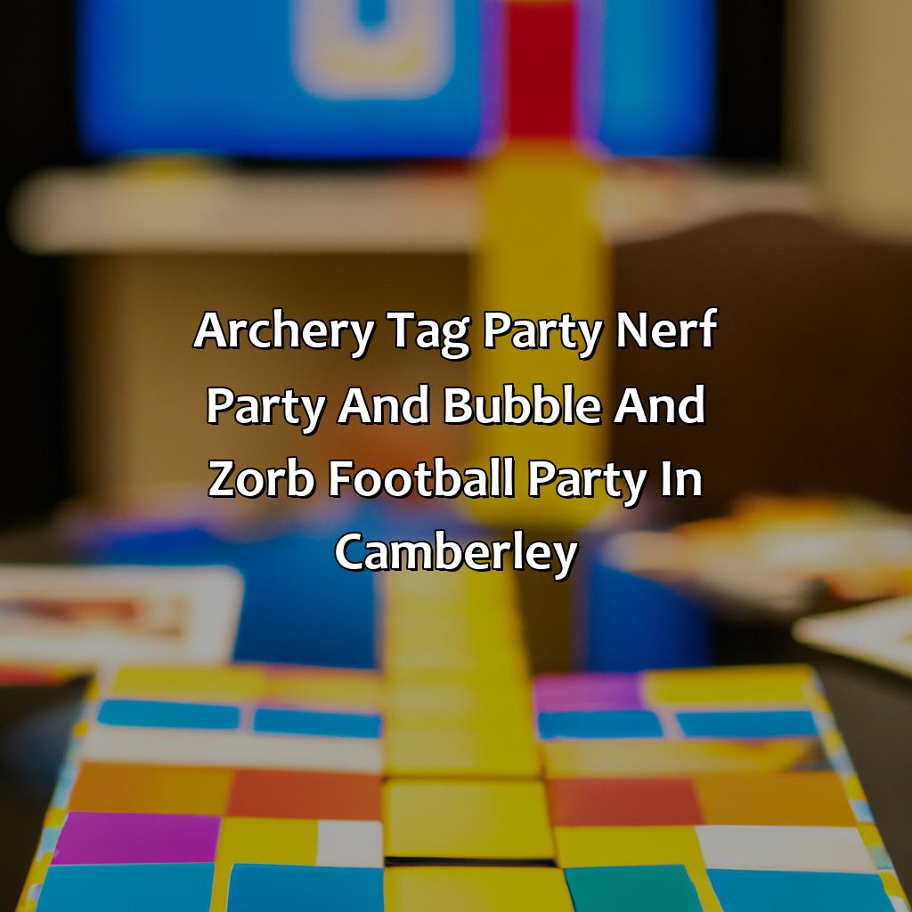 Archery Tag party, Nerf Party, and Bubble and Zorb Football party in Camberley,