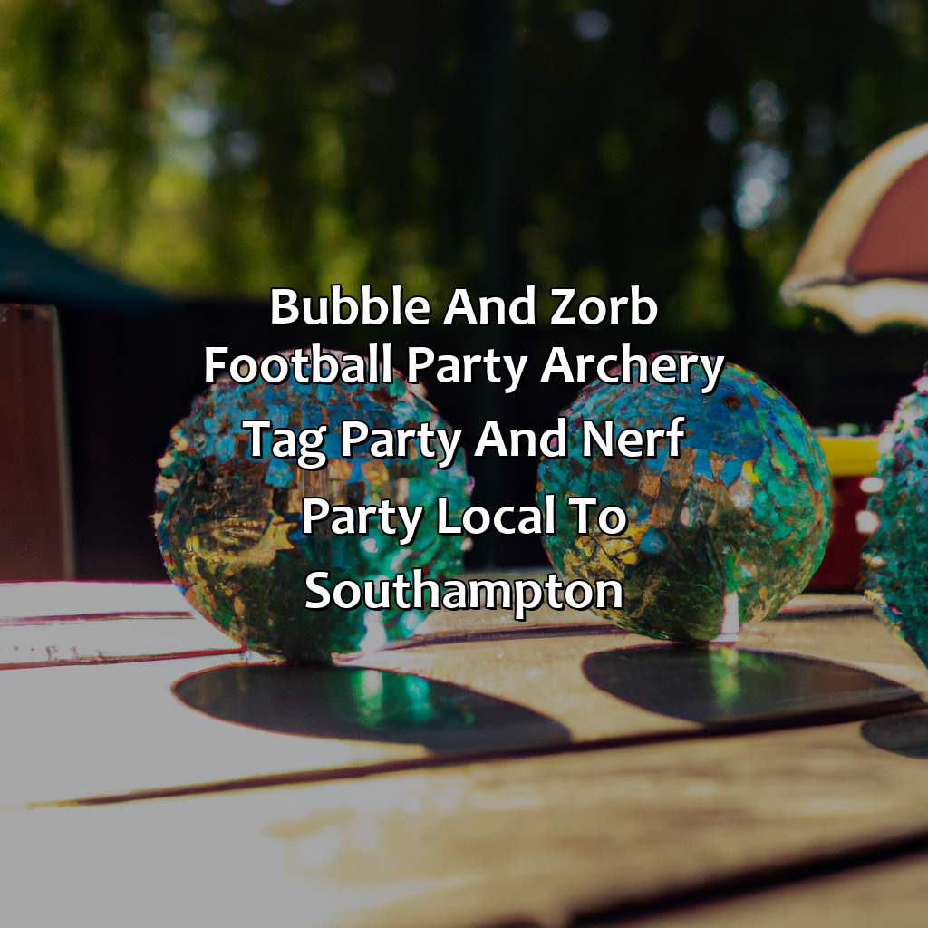 Bubble And Zorb Football Party Archery Tag Party And Nerf Party Local