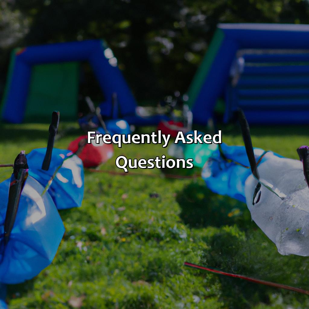 Frequently Asked Questions   - Archery Tag Party, Bubble And Zorb Football Party, And Nerf Party Local To Woolwich Common, 
