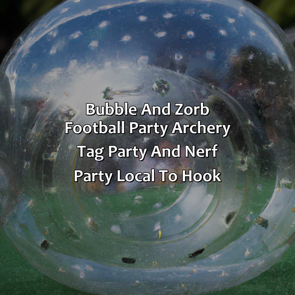 Bubble and Zorb Football party, Archery Tag party, and Nerf Party local to Hook,
